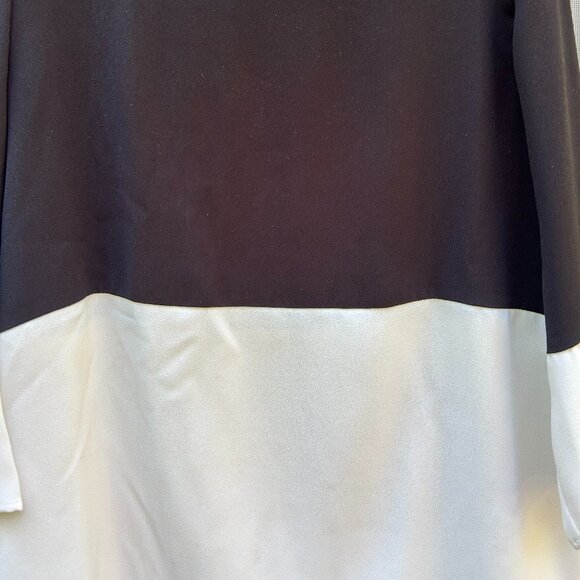 ALFANI Black and White Tunic Top - Picture 4 of 4